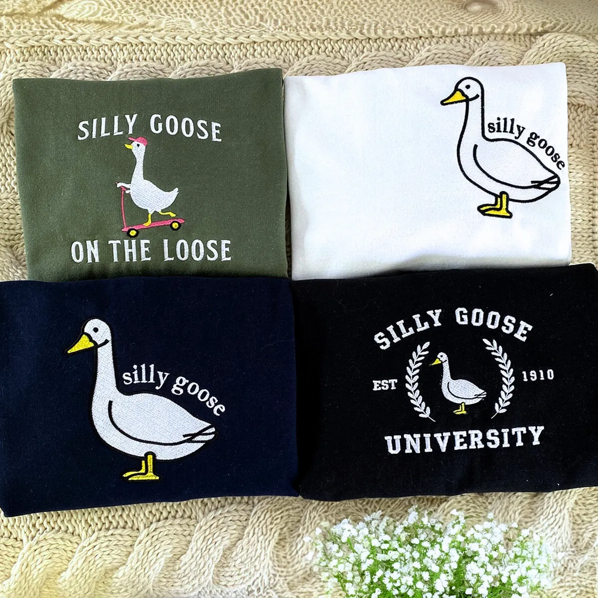 Custom Premium Embroidered T-Shirt with Same Design