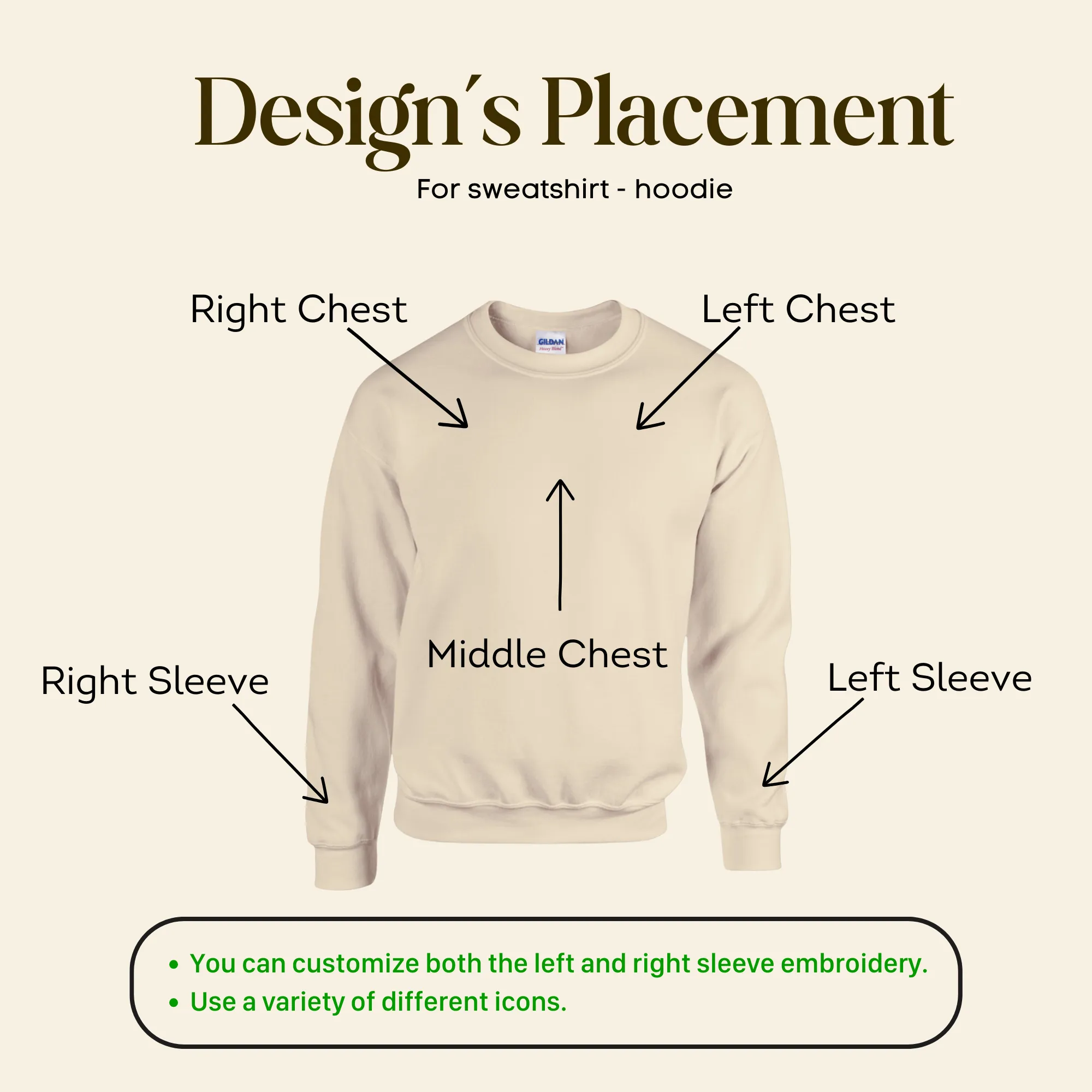 Custom Premium Embroidered T-Shirt with Same Design