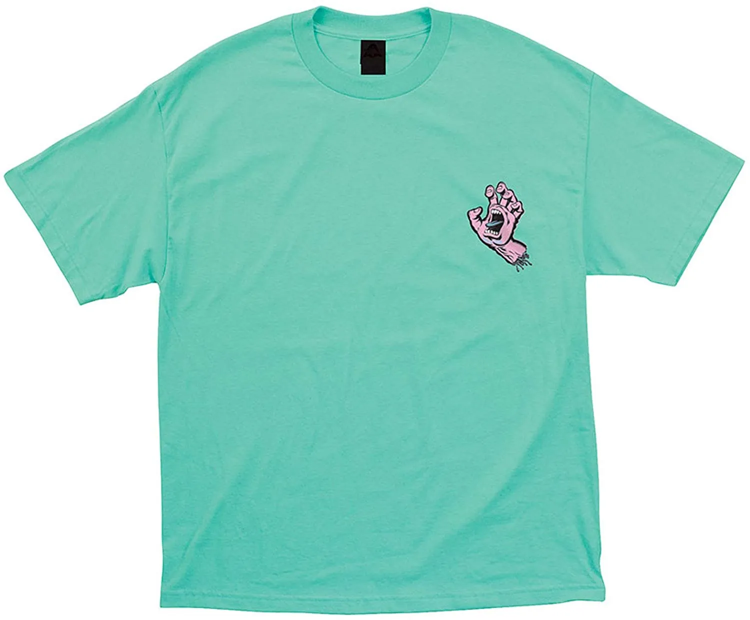 Santa Cruz Pastel Screaming Hand Youth T-Shirt - Turquoise