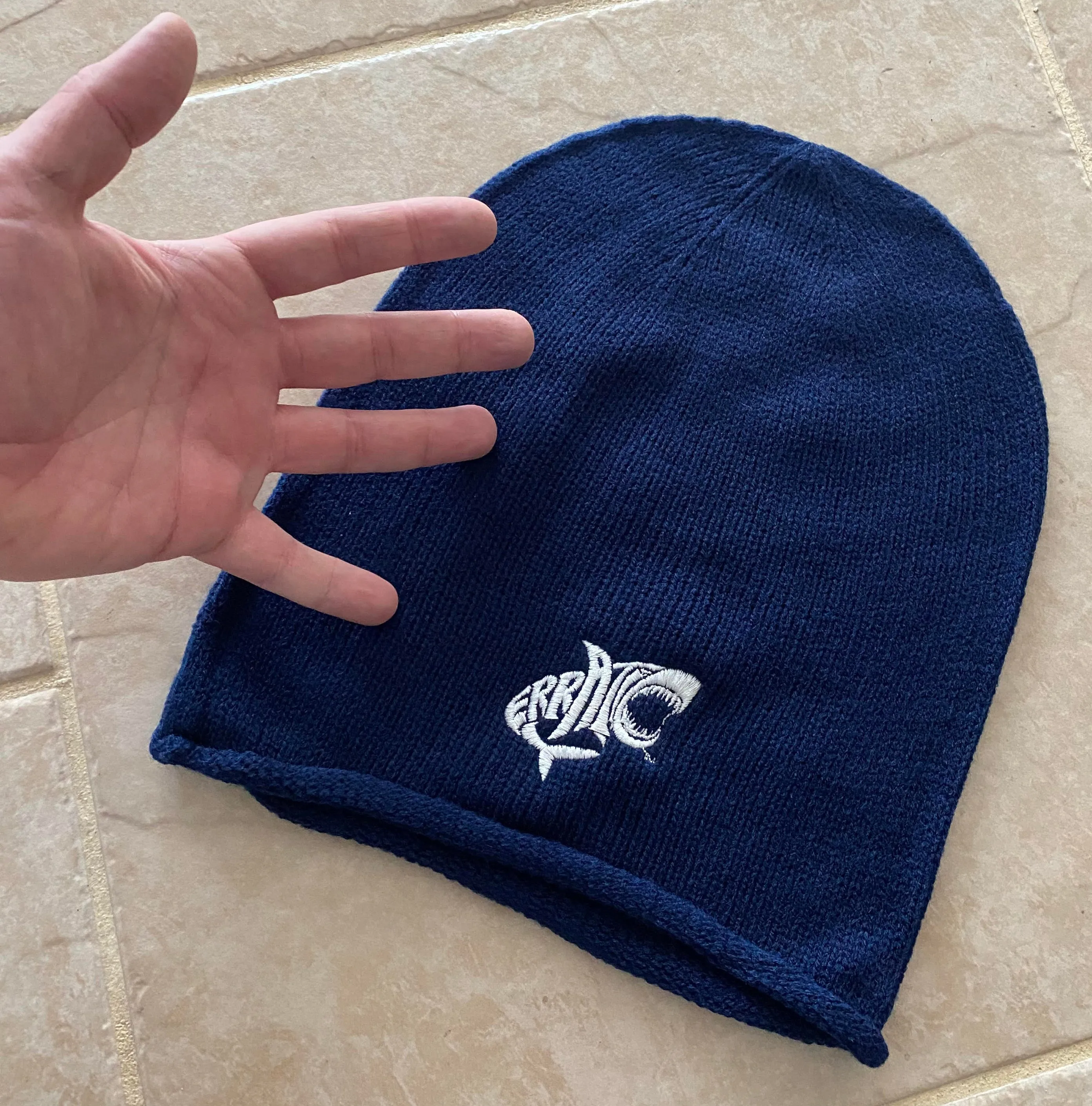 Slouchy knit Erratic Shark beanie