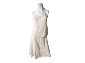 Vintage cotton slip set lingerie S Interludes